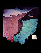 photo of Ohio glaciation exhibit